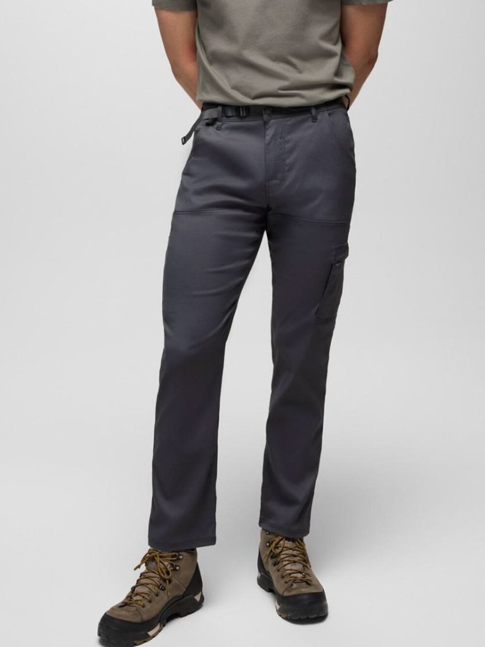 Prana Men's Stretch Zion Standard Pants in Shadow Gray Size 31/32
